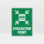 Evacuation Point Sign