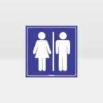 Male And Female Toilets Sign