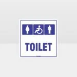 Male Female Accessible Toilets Sign 2