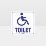 Accessible Toilet Sign
