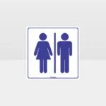 Male And Female Toilets Sign