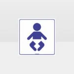 Nursery White background Sign