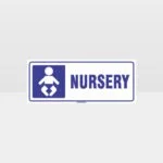 Nursery Symbol White Background Sign