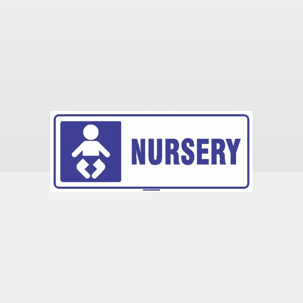 Nursery Symbol White Background Sign