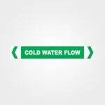 Cold Water Flow Pipe Marker