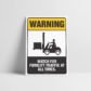 Watch For Forklift Traffic Sign - Hazard Sign NZ