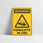 Warning Forklifts In Use Sign - Hazard Sign NZ