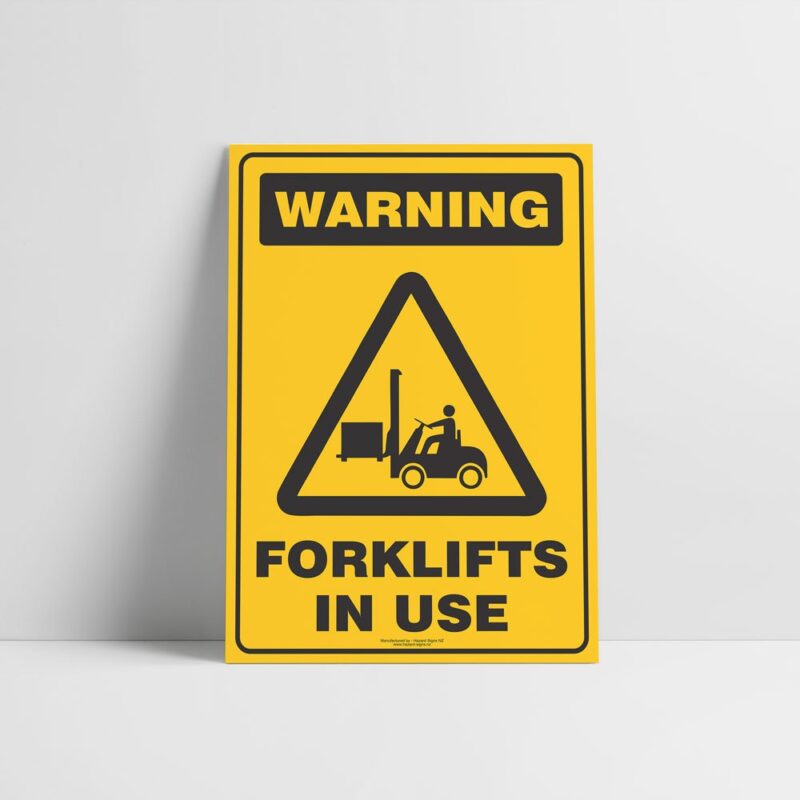 Warning Forklifts In Use Sign - Hazard Sign NZ