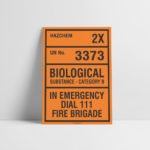 Biological Substance Hazchem Sign - Hazard Signs NZ