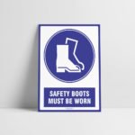 Safety Boots Sign - Safety Boots Must Be Worn Sign - Mandatory Signs - Hazard Signs NZ