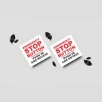 Emergency Stop Button Sign