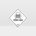 Class 2.3 Toxic Gas Sign