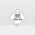 Class 2.3 Toxic Gas Sign