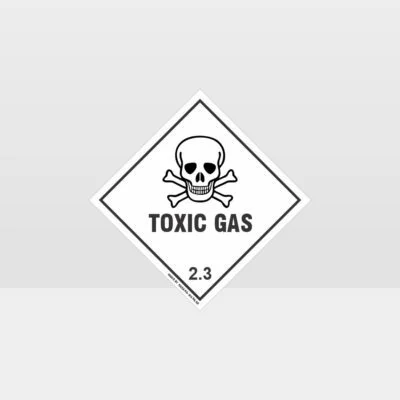 Class 2.3 Toxic Gas Sign
