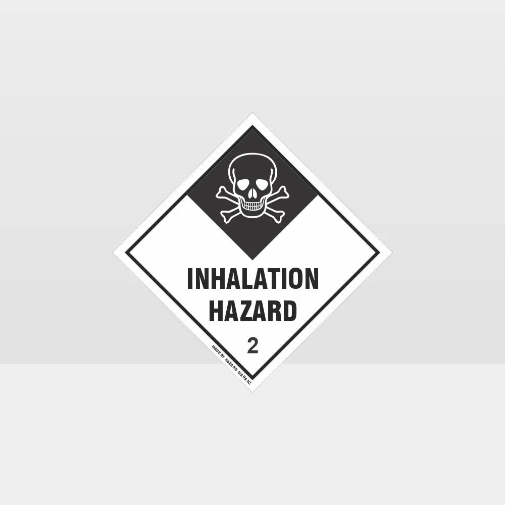 Class 2 Inhalation Hazard Sign