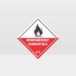 Class 4.2 Spontaneously Combustible Sign