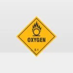 Class 5.1 Oxygen Hazard Sign