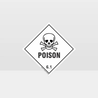 Class 6.1 Poison Sign