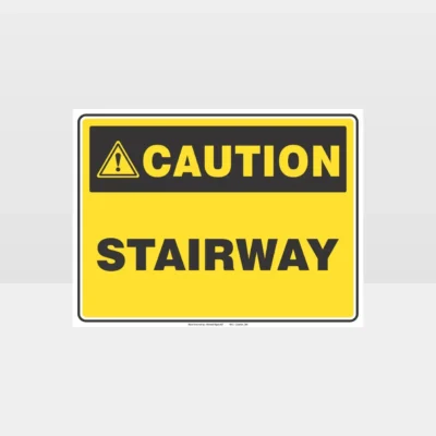 Caution Stairway Sign