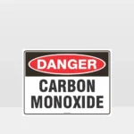 Danger Carbon Monoxide Sign
