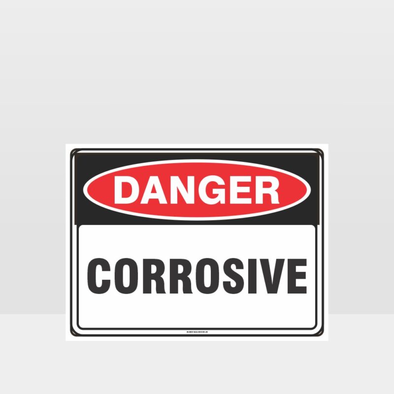Danger Corrosive Sign