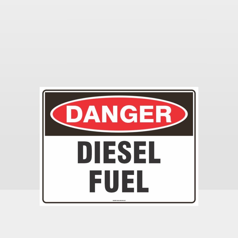 Danger Diesel Fuel Sign