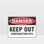 Keep Out Authorised Personnel Only Sign