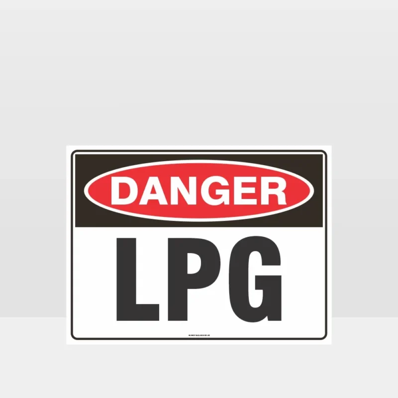 Danger LPG Sign
