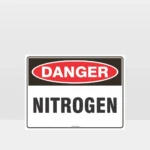 Danger Nitrogen Sign