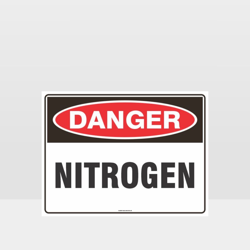 Danger Nitrogen Sign