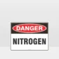 Danger Nitrogen Sign