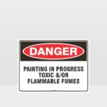 Danger Painting In Progress Sign