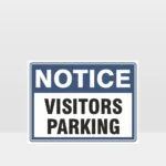 Visitors Parking Sign