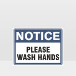 Please Wash Hands Sign