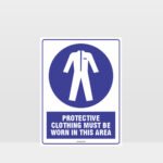 Protective Clothing Area Sign