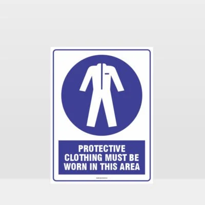 Protective Clothing Area Sign