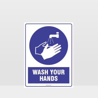 Mandatory Wash Your hands Sign