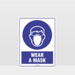 Mandatory Wear A Mask Sign