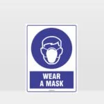 Mandatory Wear A Mask Sign