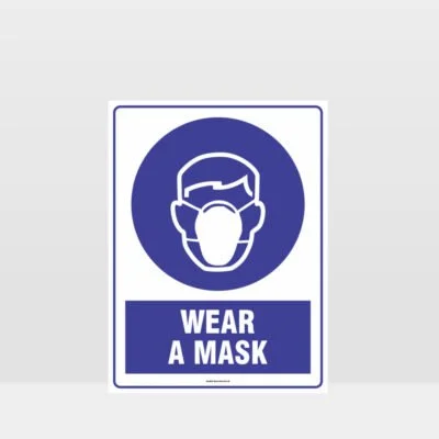 Mandatory Wear A Mask Sign
