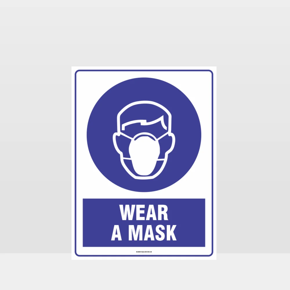 Mandatory Wear A Mask Sign