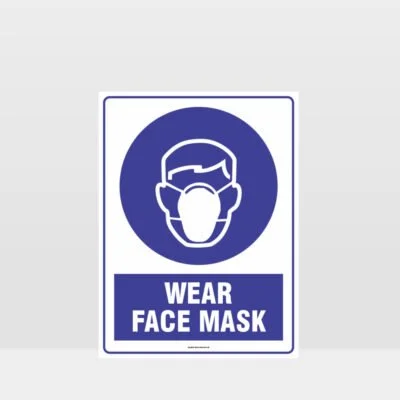 Mandatory Wear Face Mask Sign