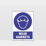 Mandatory Wear Hairnets Sign