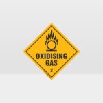 Class 2 Oxidising Gas Sign