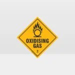 Class 2 Oxidising Gas Sign
