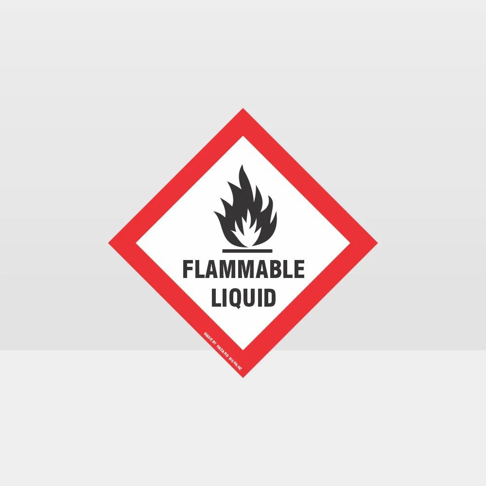 hazardous_024 Class 3 Flammable Liquid Sign