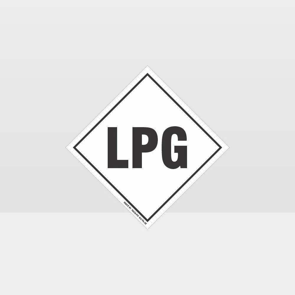 LPG Hazard Sign