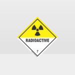 Class 7 Radioactive Sign
