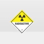 Class 7 Radioactive Sign
