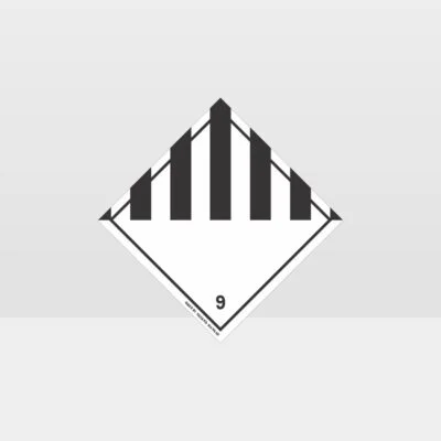 Class 9 Miscellaneous Dangerous Goods Sign